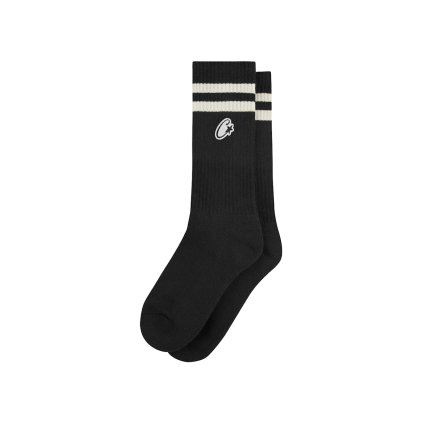 Corteiz Patch Socks Black White