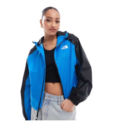 The North Face Himalia packable waterproof wind jacket in blue Exclusive at ASOS 1