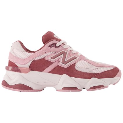 New Balance 9060 Pink Granite Washed Burgundy (GS) 1
