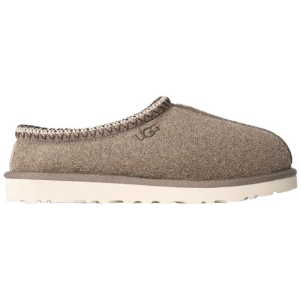 UGG Tasman Shaggy Suede Slipper Smoke Plume 1