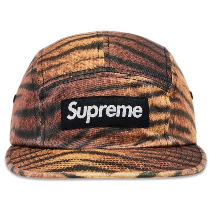 Supreme Washed Chino Twill Camp Cap (FW25) Tiger 1