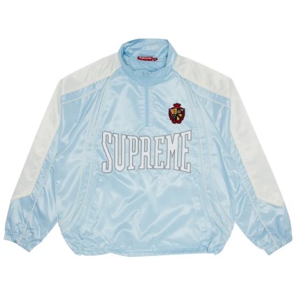 Supreme Satin Piping Pullover Light Blue 1