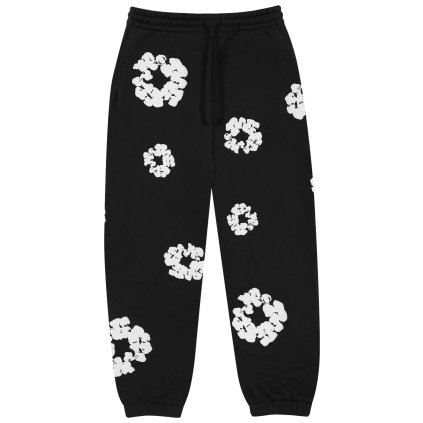 Denim Tears The Cotton Wreath Sweatpants Black 1