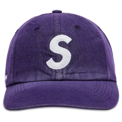 Supreme Cordura Denim S Logo 6 Panel Purple 1