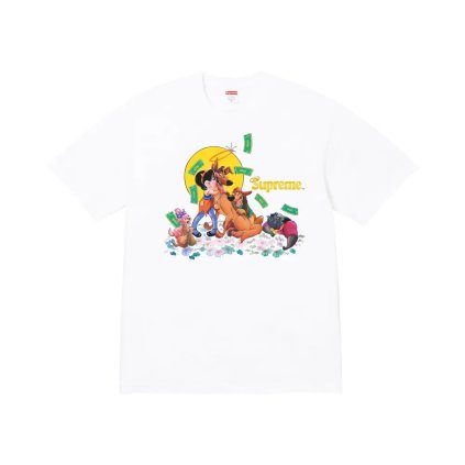 Supreme All Dogs Go To Heaven Tee White1