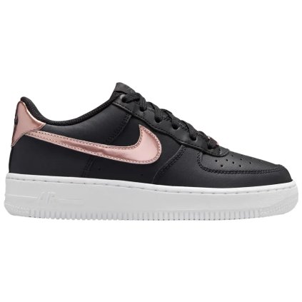 Nike Air Force 1 Low GS Black Metallic Red Bronze 1