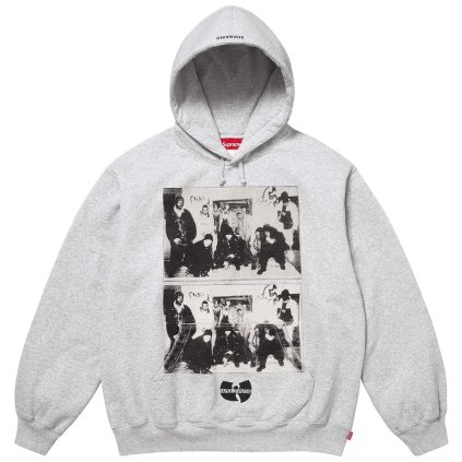 Supreme Wu Tang Clan Hooded Sweatshirt Heather Grey 1