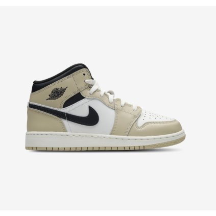 Jordan 1 Mid Light Tan (GS) 1