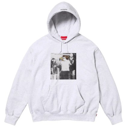 Supreme ANTIHERO Hooded Sweatshirt (FW25) Ash Grey 1
