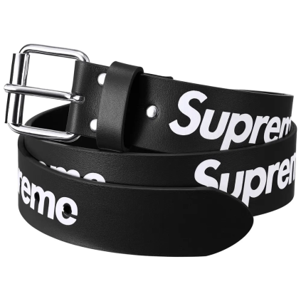 Supreme Repeat Leather Belt (FW25) 1