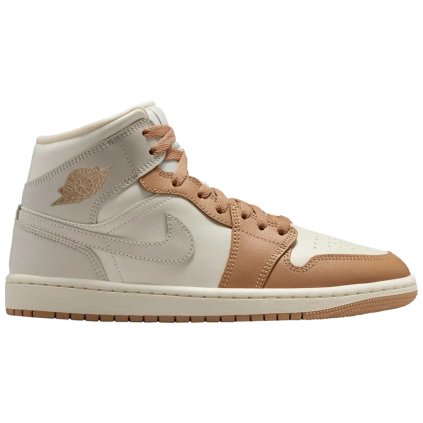 Jordan 1 Mid Tan Toe (Women's)