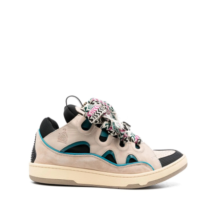 Lanvin Curb Sneaker Sail Turquoise Purple