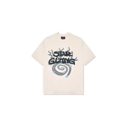 Broken Planet Stargazing T Shirt Vanilla White
