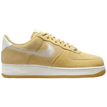 Nike Air Force 1 Low '07 LV8 Buff Gold Sail Embroidered Swoosh