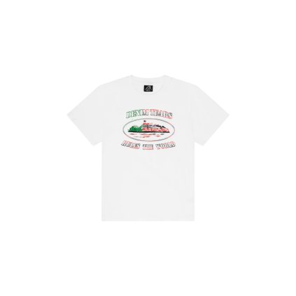 Corteiz x Denim Tears Cortears OG Alcatraz Tee White