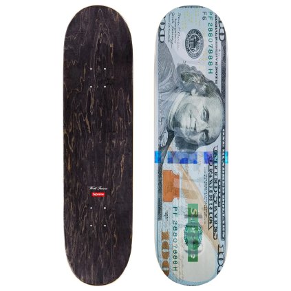 Supreme Money Logo Skateboard Multicolor