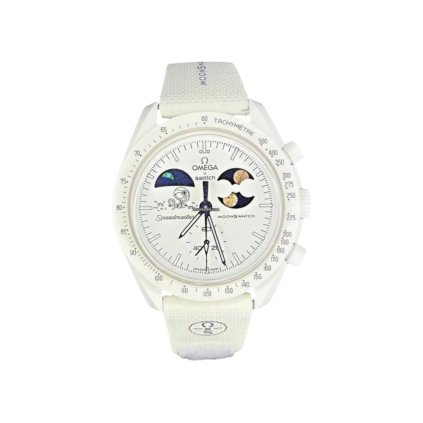 Swatch x Omega Bioceramic Mission To Earthphase Moonshine Gold