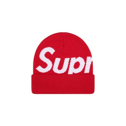 Supreme Big Logo Beanie (FW25) Red