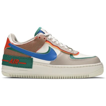 Nike Air Force 1 Low Shadow Sail Signal Blue Green (W) 1