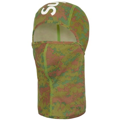 Supreme Heat Reactive Digi Camo Balaclava Green 1