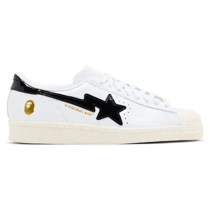 adidas Superstar Vintage Bape White Black 1