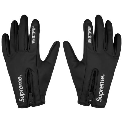 Supreme WINDSTOPPER Zip Gloves (FW25) Black 1