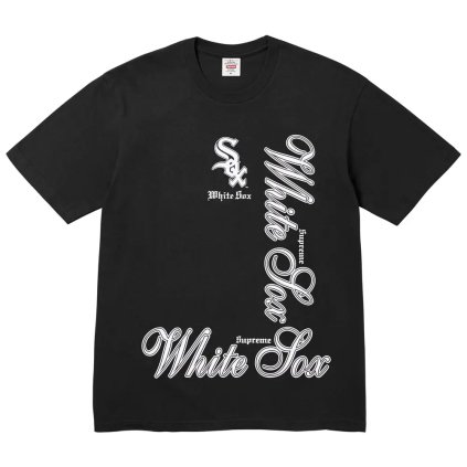 Supreme MLB Teams Sox Tee Black 1