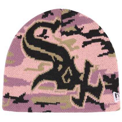 Supreme Chicago White Sox New Era Beanie Pink Camo 1
