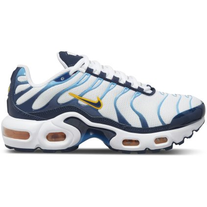 Nike Air Max Plus White University Gold University Blue Midnight Navy GS
