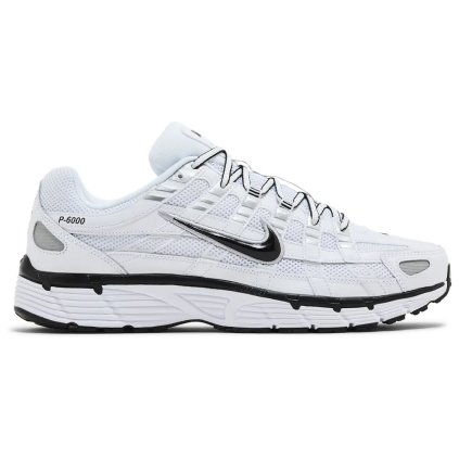 Nike P 6000 White Metallic Silver Black 1