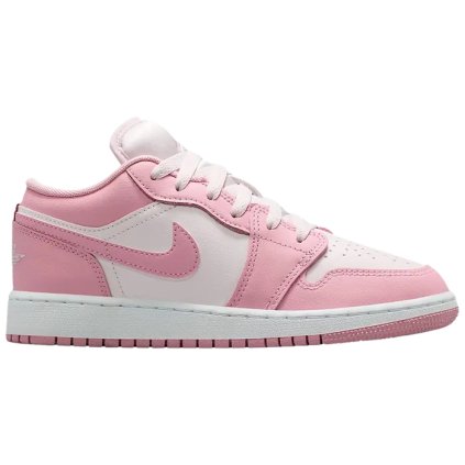 Jordan 1 Low Medium Soft Pink White (GS)