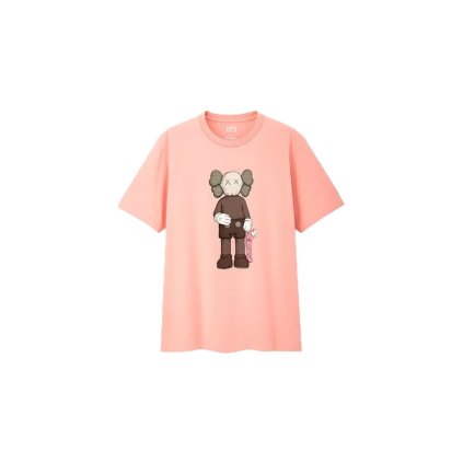 KAWS x Uniqlo Companion Tee (US Sizing) Pink 1