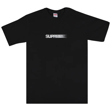 Supreme Motion Logo Tee Black 1