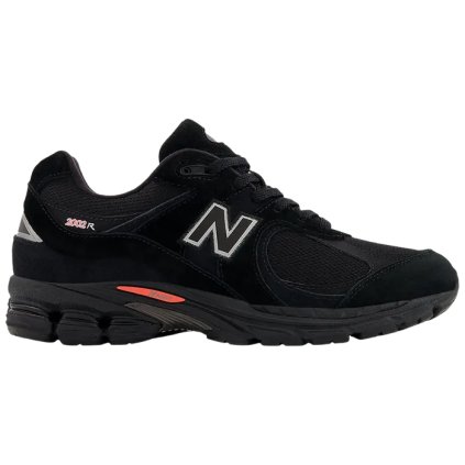 New Balance 2002R Black Castlerock Red