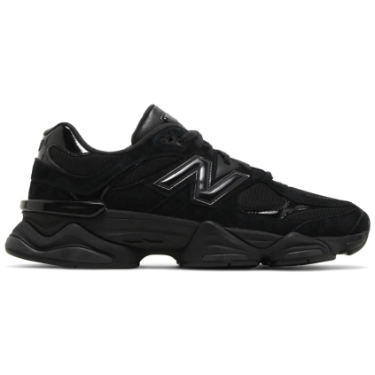 New Balance 9060 Triple Black Patent 1