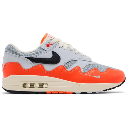 Nike Air Max 1 Patta Waves Hyper Crimson Pure Platinum (With Bracelet) 1