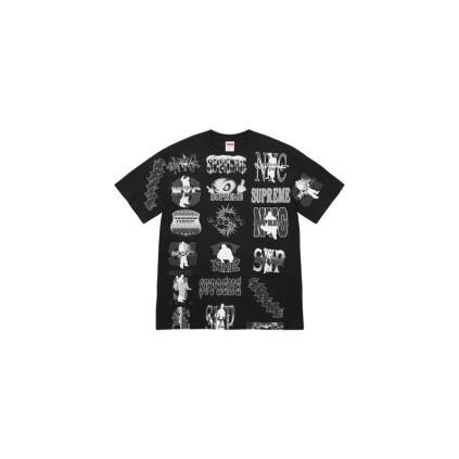 Supreme Flash Tee Black