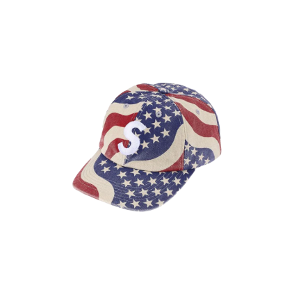 Supreme Pigment Coated S Logo 6 Panel Cap (SS26) Flag