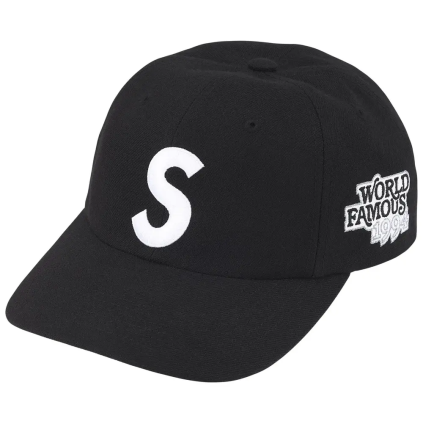 Supreme World Famous S Logo 6 Panel Hat 1