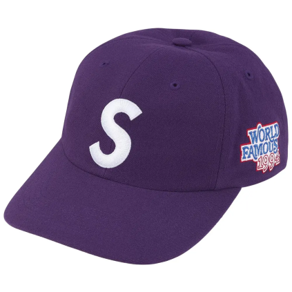 Supreme World Famous S Logo 6 Panel Hat p 1