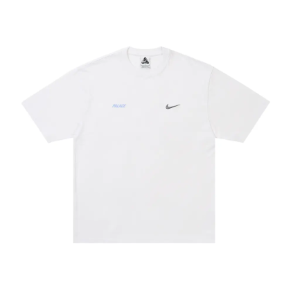 Palace x Nike Font Swoosh T shirt White