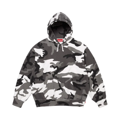 Supreme Satin Applique Hooded Sweatshirt (SS26) 1