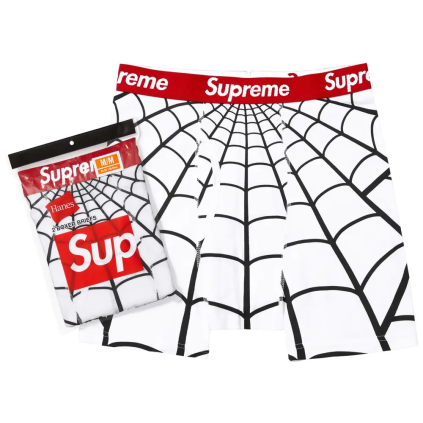 Supreme Hanes Spider Man Boxer Briefs (2 Pack) 1