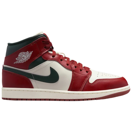 Jordan 1 Mid Redstone Midnight Green 1