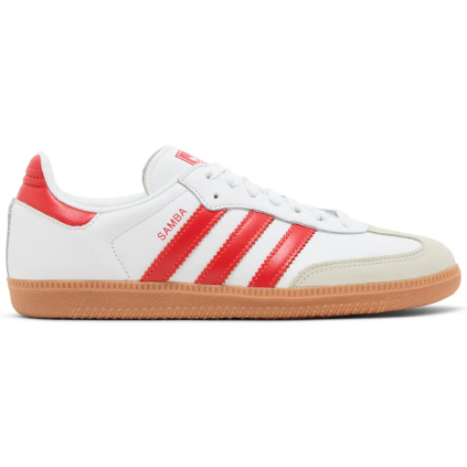 adidas Samba OG White Solar Red Gum (W) 1