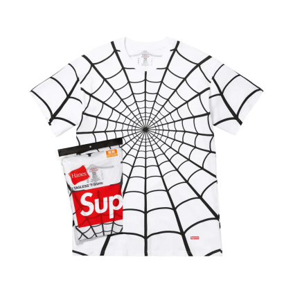 Supreme Hanes Spider Man Tagless Tees (2 Pack) White 1