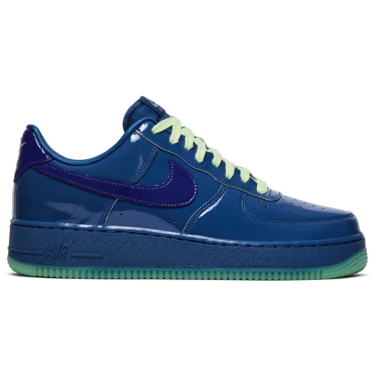 Nike Air Force 1 Low Patent Leather Mystic Navy Grape Ice 1