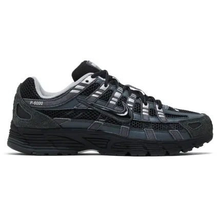 Nike P 6000 Suede Anthracite Metallic Silver