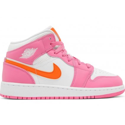 Jordan 1 Mid Pinksicle Safety Orange (GS) 5