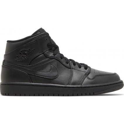 Jordan 1 Mid Triple Black (2022) 1